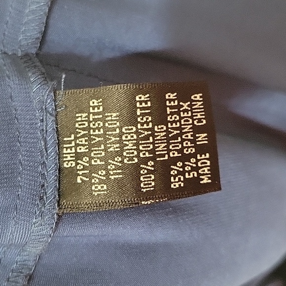 Adrianna Papell Tiered Ruffle Shutter Pleat Blue Cocktail Dress 4 - Picture 9 of 9